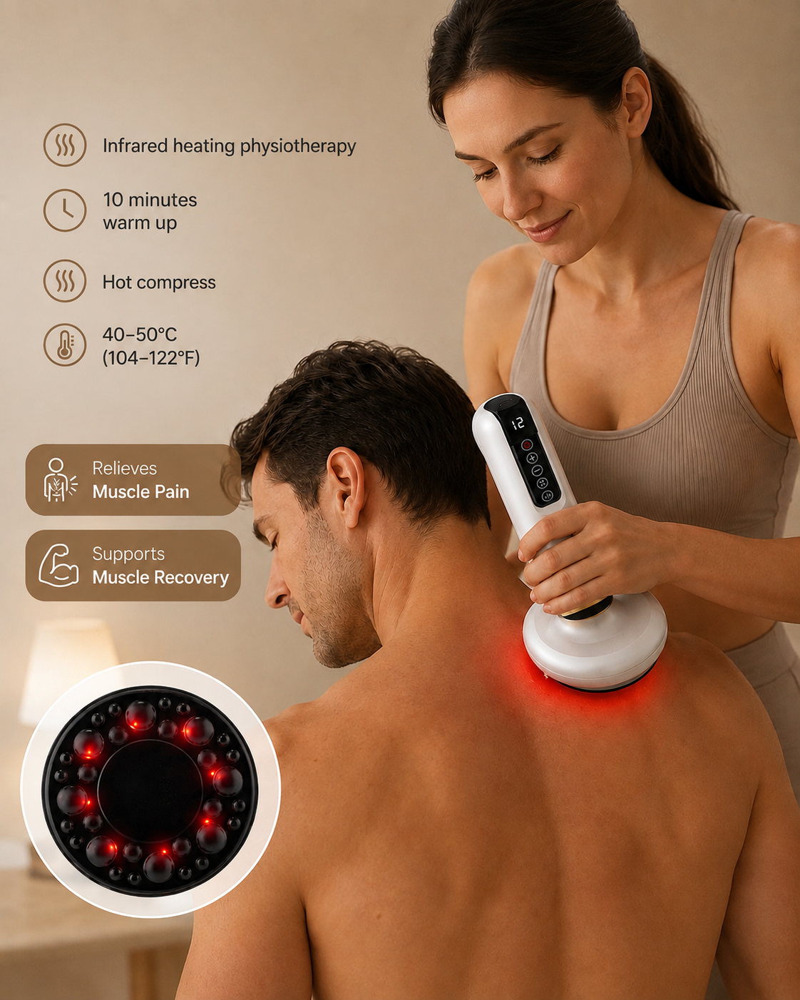 ShapeUp Body Sculpt - Vacuum Massage for Cellulite, Improved Circulation & Muscle Pain